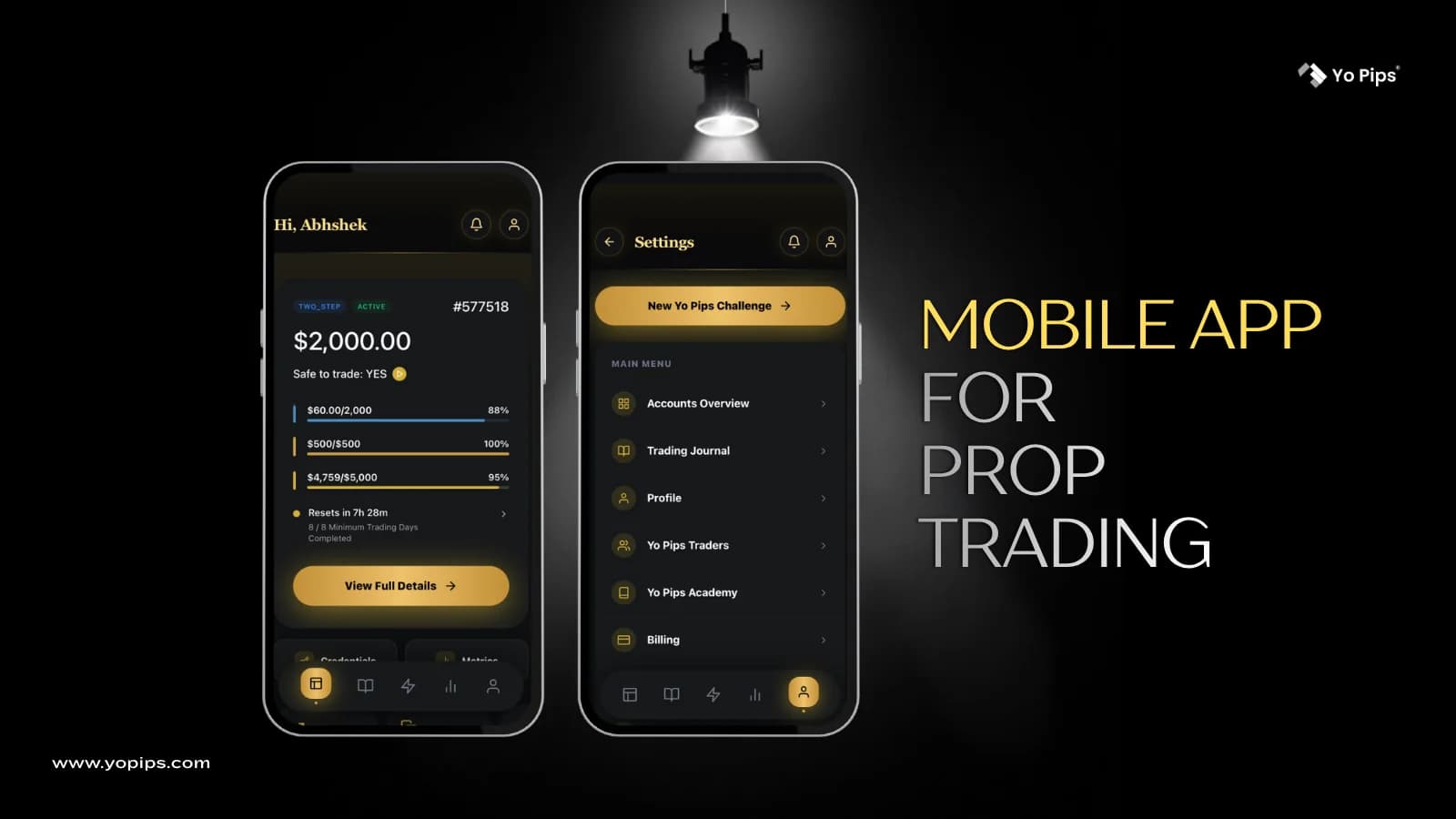 Mobile App for Prop Trading!