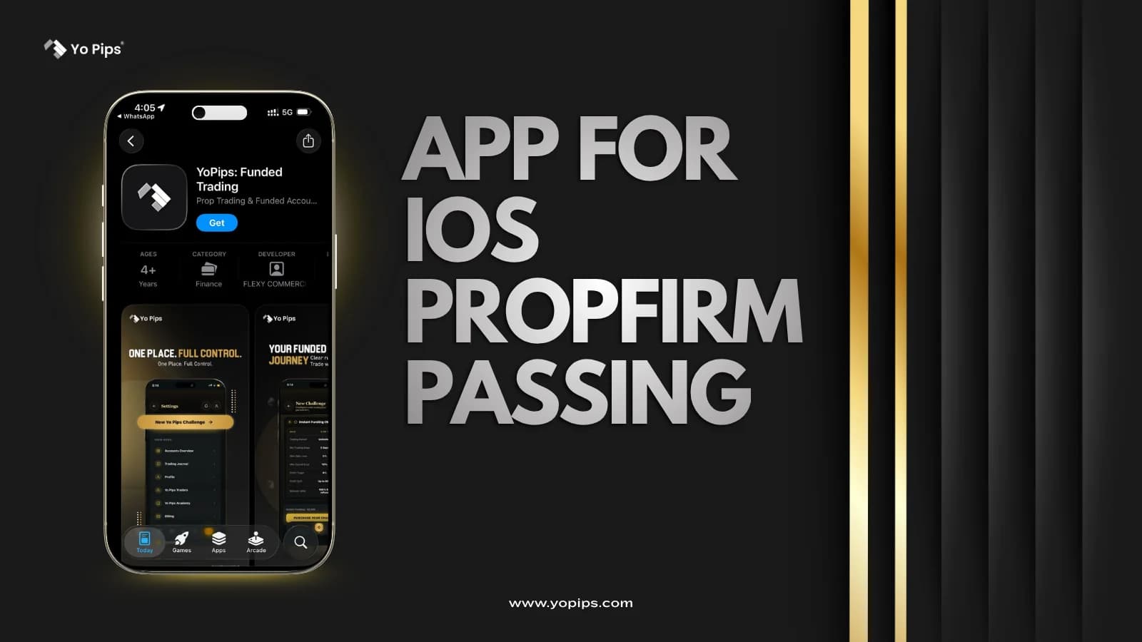 App on ios for prop firm passing