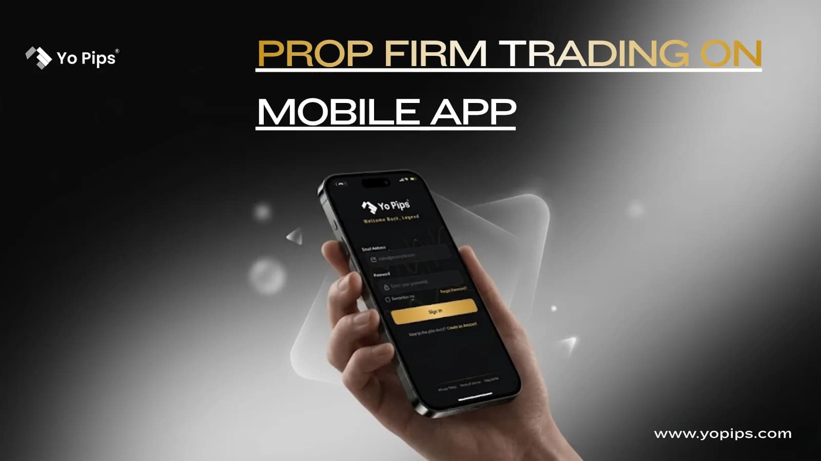 Trading in Prop Firm Using Mobile App