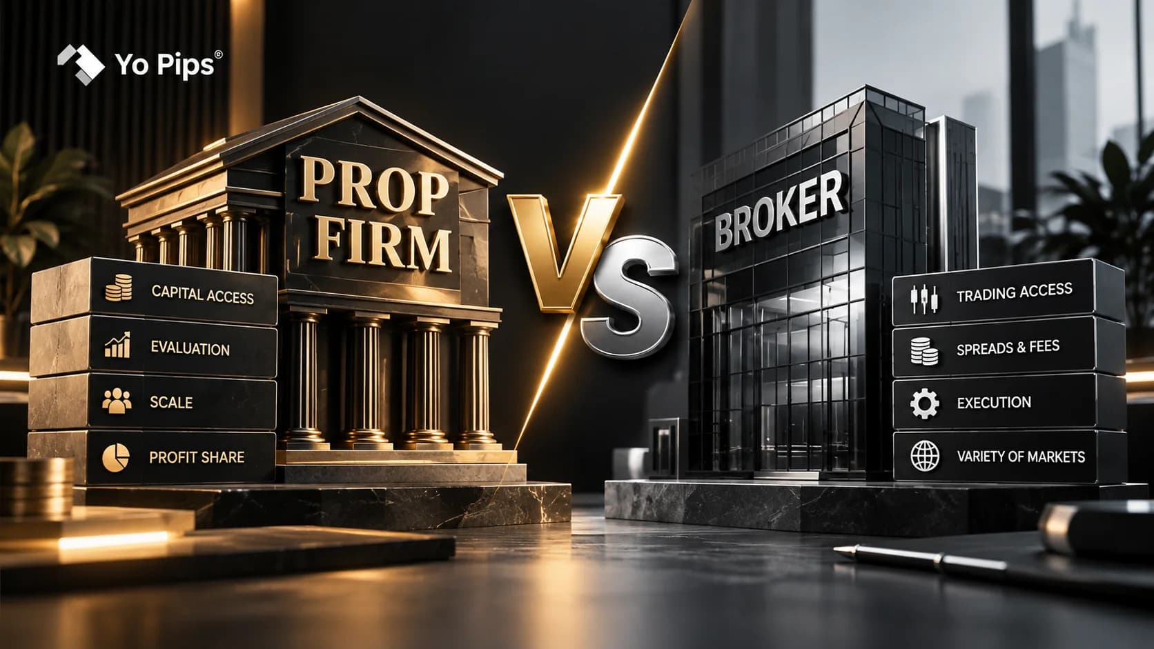 Prop Firm vs Broker: Key Differences